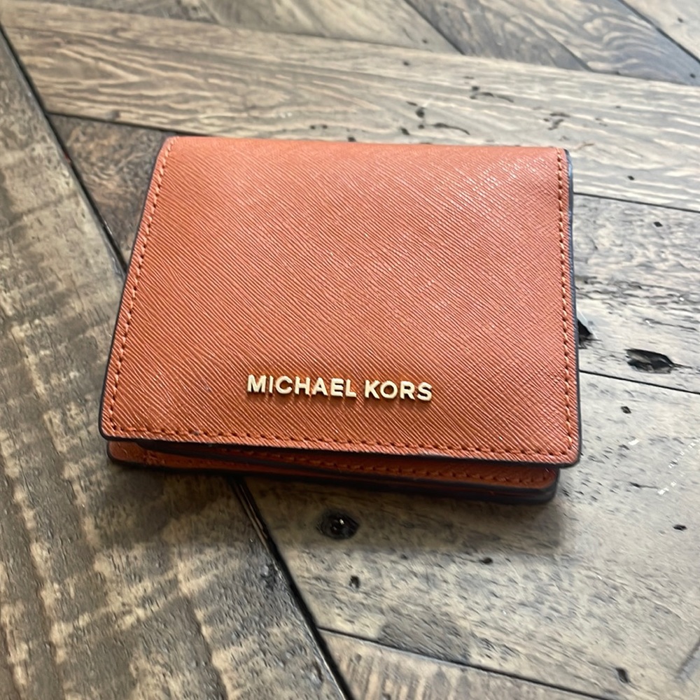 Orange Small Michael Kors Wallet